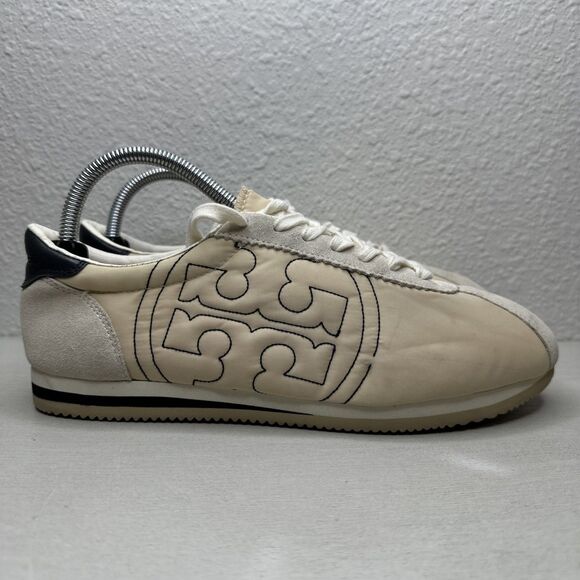 Tory Burch Shoes - Tory Burch Blue & Tan Sneakers